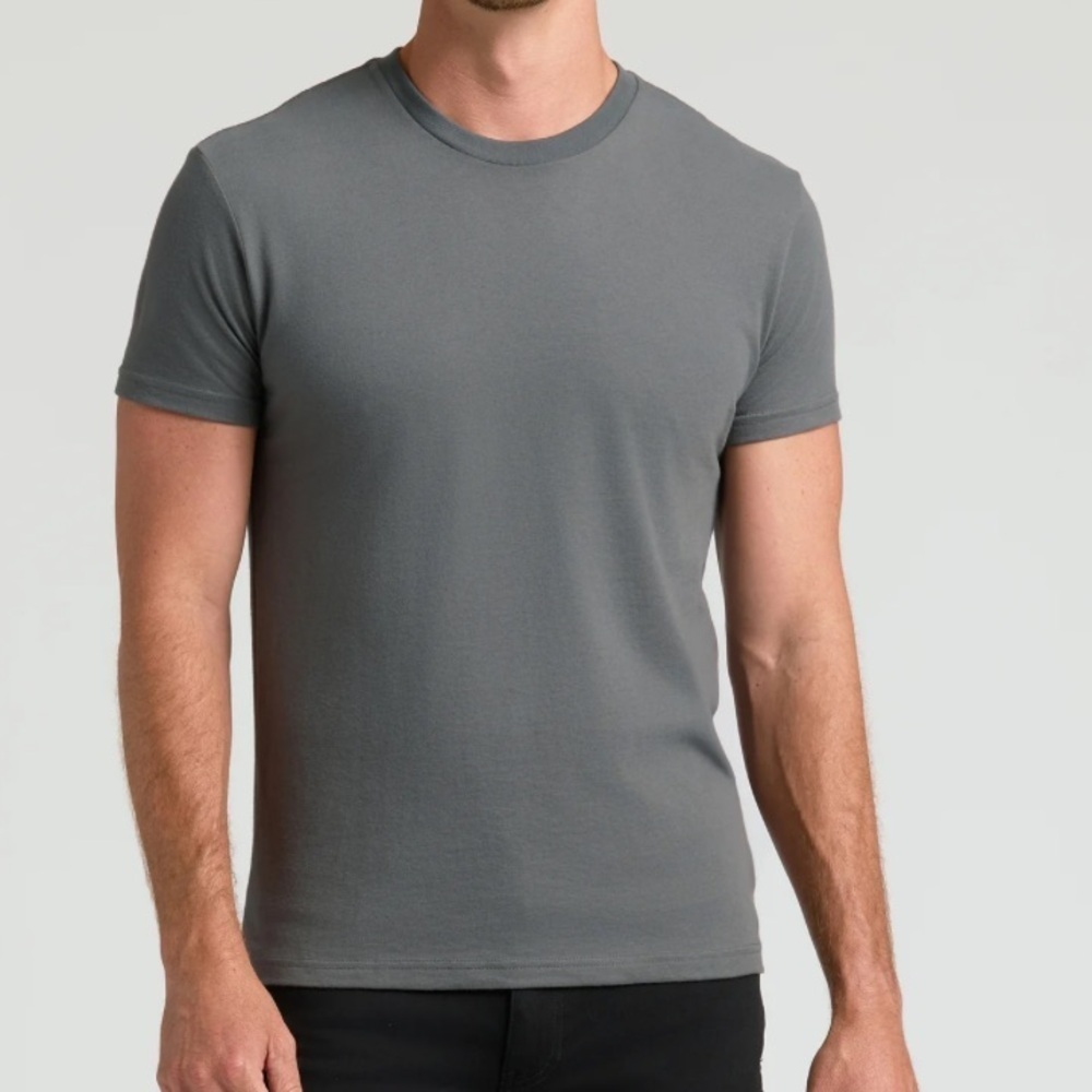True classic crew neck classic fit carbon grey